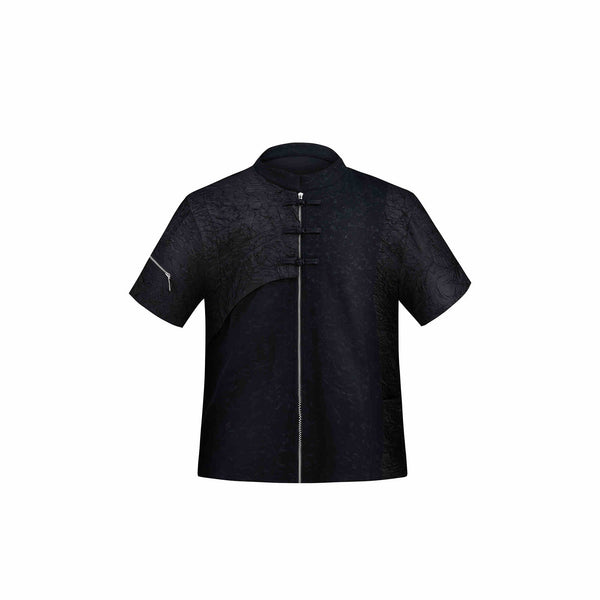 Camiseta Suelta con Hombros Acolchados y Diseño Moderno - Image 5