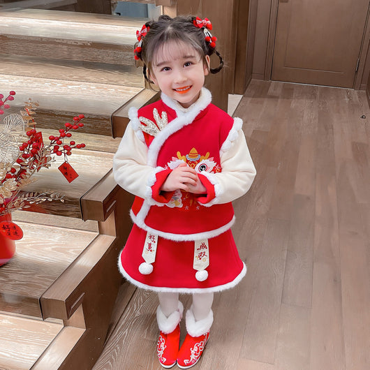 Traje Tradicional Dragón Chino para Bebé - Ropa de Año Nuevo Festiva - Image 4