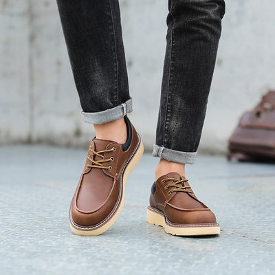 Botas Martin de Cuero Genuino para Hombre - Zapatos Trabajo Resistentes Punta Reforzada - Image 24