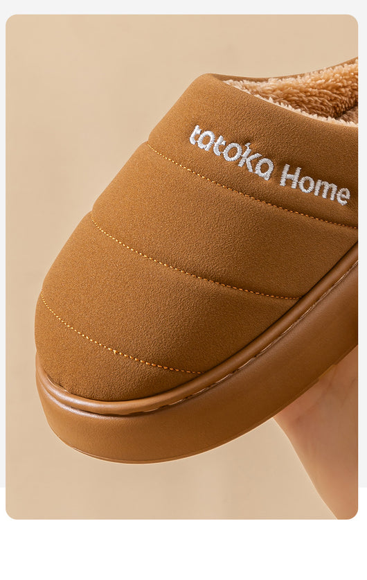 Zapatos de Algodón Impermeables con Forro Polar Cálidos para Otoño e Invierno - Image 12