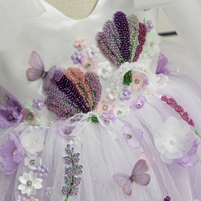 Vestido de Princesa Infantil con Lazo Decorativo - Image 7