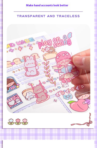 200 Stickers Impermeables para Tienda de Campaña con Diseño Cartoon - Image 22