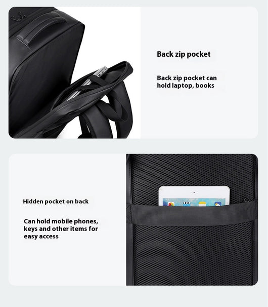 Mochila Empresarial Impermeable con Compresión al Vacío - Image 22
