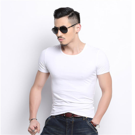 Camiseta Suelta de Verano Estilo Hong Kong - Manga Corta Lisa - Image 2