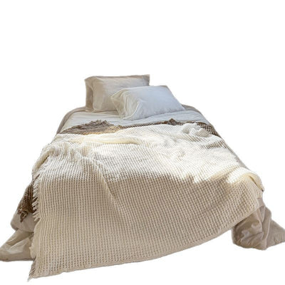 Manta Polar Suave con Patrón de Gofres - Lavable para Sofá y Dormitorio - Image 5