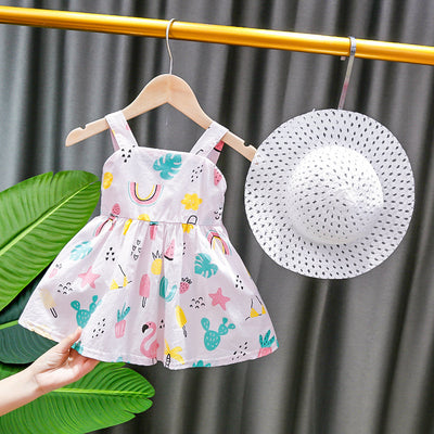 Falda Infantil Estilo Vaquero Princesa de Verano - Image 2