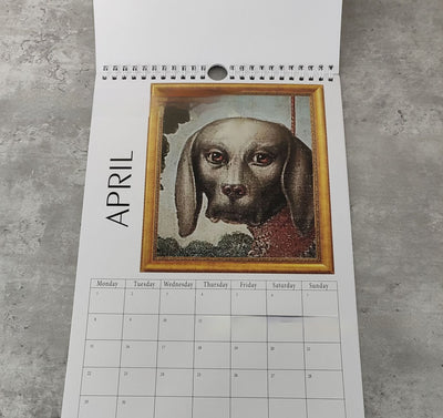 Calendario Perros Feos en Pinturas Renacentistas para Decoración del Hogar - Image 11