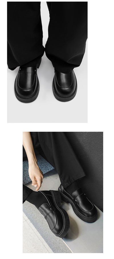 Zapatos Casuales Británicos de Cuero Premium con Suela Reforzada para Hombre - Image 9