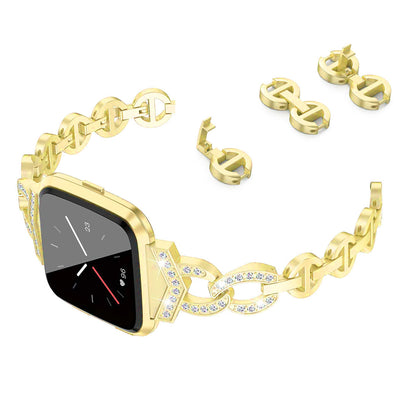 Reloj de Acero Inoxidable con Correa Metálica y Diamantes - Image 5