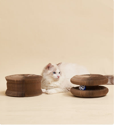Rascador Ondulado para Gatos - Juguete Desestresante con Cartón Corrugado - Image 19