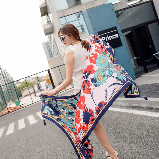 Bufanda Étnica Larga Estilo Coreano para Verano y Otoño - Image 9
