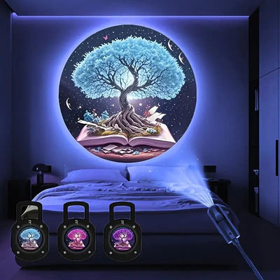Lámpara Proyector Árbol de la Vida - Luz Ambiental para Pared - Image 12