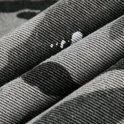 Camisa de Manga Larga Estilo Retro Americano con Diseño Camuflado Desgastado - Image 4