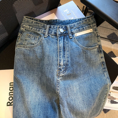 Pantalones Vaqueros Cintura Alta Ancha Rectos Efecto Limpiador - Image 15