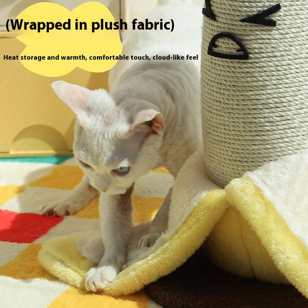 Rascador Vertical de Sisal con Forma de Plátano