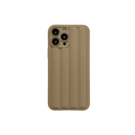 Funda para Teléfono Estilo Té con Leche - Diseño de Rayas Creativas - Image 8