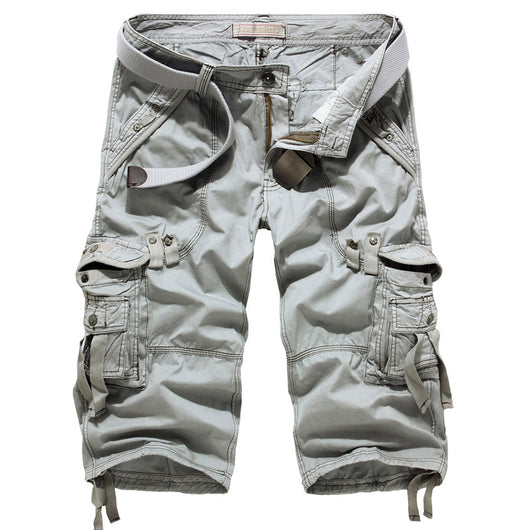 Pantalones Cortos Cargo con Múltiples Bolsillos para Playa - Image 7