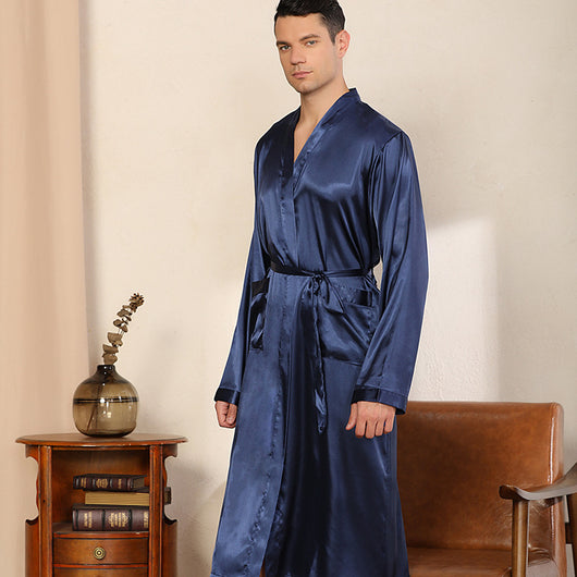 Bata Cardigan Ultradelgada para Hombre Talla Grande - Image 6