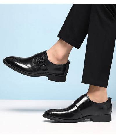 Zapatos de Cuero Casuales para Hombre con Hebilla y Bordado Termocrómico - Image 14