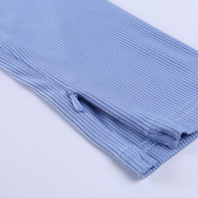 Pantalón deportivo con cortes y cordones ajustables - Image 66