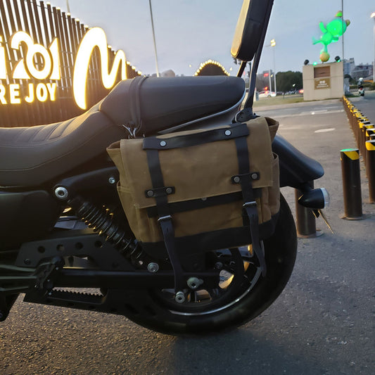 Bolsa Motocicleta Estilo Retro Personalizada e Impermeable