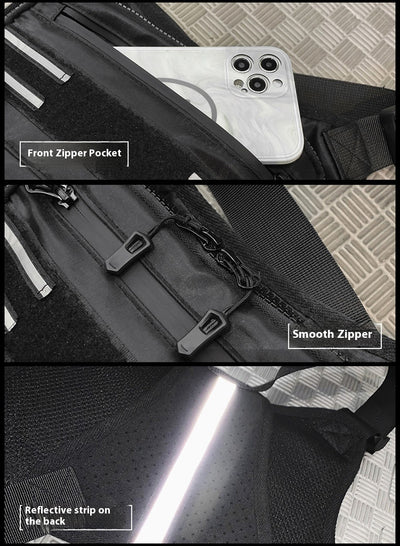 Bolsa Táctica Reflectante con Estilo Mecánico para Herramientas - Image 21
