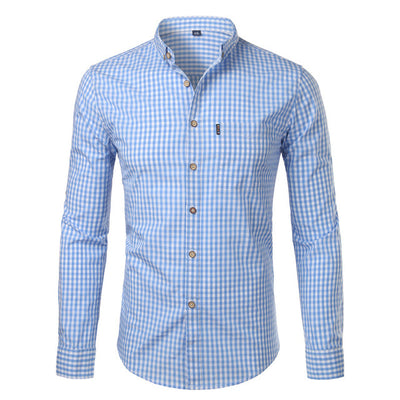 Camisa Cuadros Hombre Manga Larga Primavera Otoño - Image 4