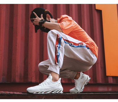 Zapatillas Deportivas Tejidas con Malla Voladora - Running de Alto Rendimiento - Image 19