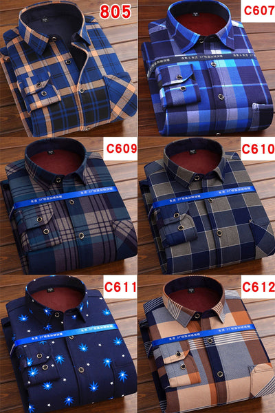 Camisa Térmica Acolchada a Cuadros para Hombre - Image 25