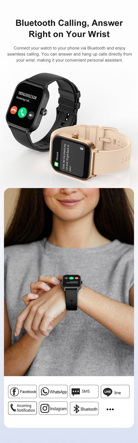 Reloj Inteligente con Llamadas Bluetooth y Monitoreo de Salud Integral - Image 9