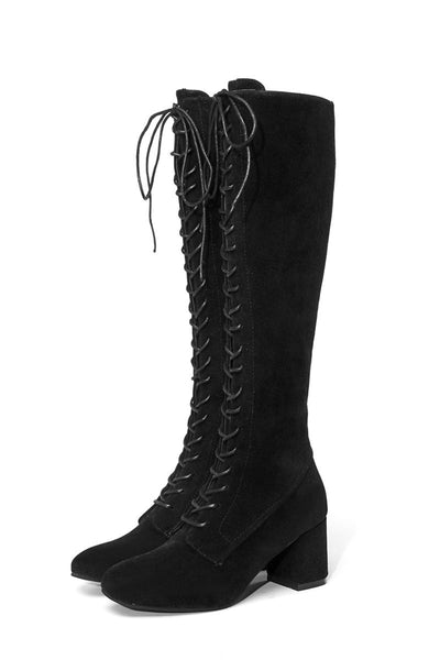 Botas para Mujer con Tacón Grueso Talla 43 - Image 7