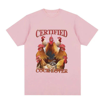 Playera Divertida para Mujer con Meme de Pollo Enamorado - Image 6