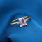 Anillo de Plata 925 Octagonal con Amatista para Mujer