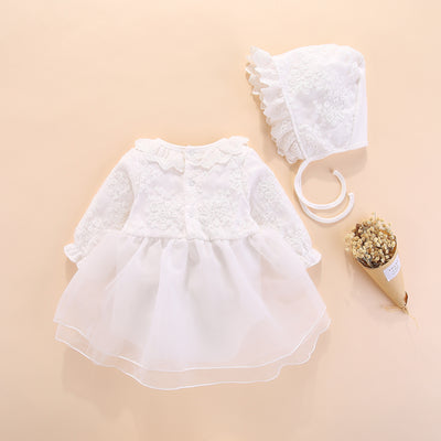 Vestido Princesa de Manga Larga para Bebé con Tiara - Image 15