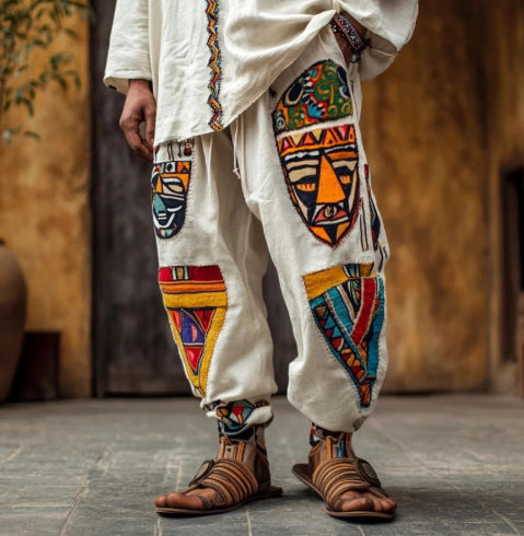Pantalones Holgados Modernos para Hombre - Corte Ancho y Relajado - Image 8