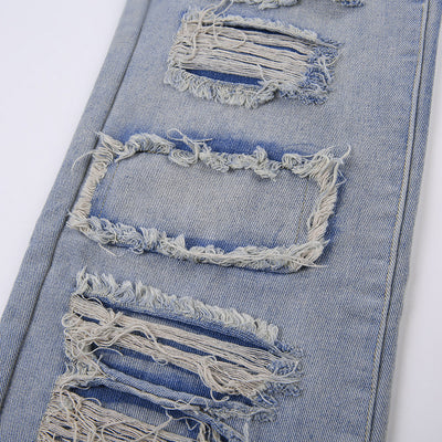 Calentador de Piernas Denim Rotos con Diseño de Personalidad para Mujer - Image 8