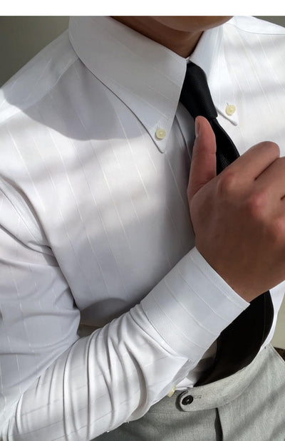 Camisa Elástica de Rayas Multiestación para Hombre - Image 11
