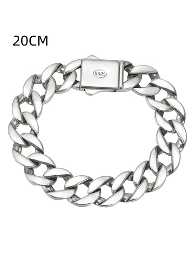 Pulsera Cubana de Plata Esterlina 925 de 13mm - Image 6
