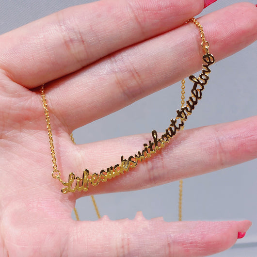 Collar de Letras Sonrisa con Mensaje Positivo - Image 8