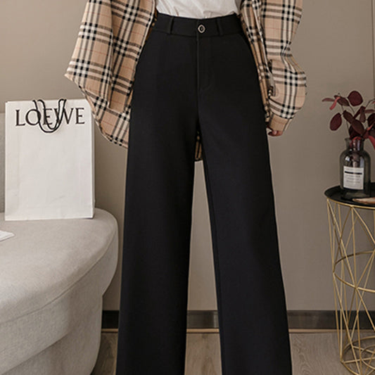 Pantalón de Lino Ancho Fluido para Mujer - Diseño Drapeado Verano - Image 2