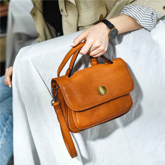 Bolso Bandolera de Cuero Genuino Premium - Diseño Minimalista Neutral - Image 9