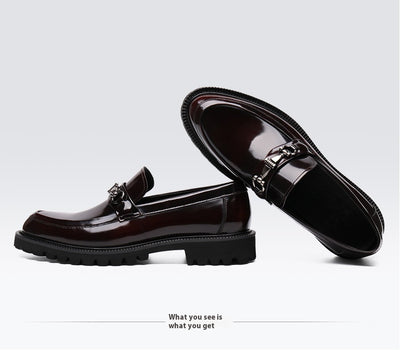 Zapatos Gommino con Hebilla Horse Street en Cuero Japonés Pulido para Hombre - Image 34