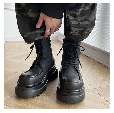 Botas Martin de Plataforma con Aumento de 7CM - Estilo Casual Elevado - Image 17