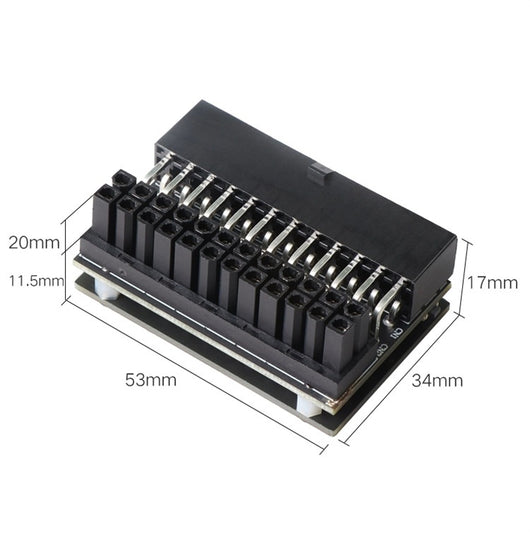 Conector ATX 24 Pines en Ángulo Recto para Fuente de Poder - Image 4