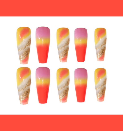 Uñas Postizas Extra Largas Forma Bailarina - Image 15