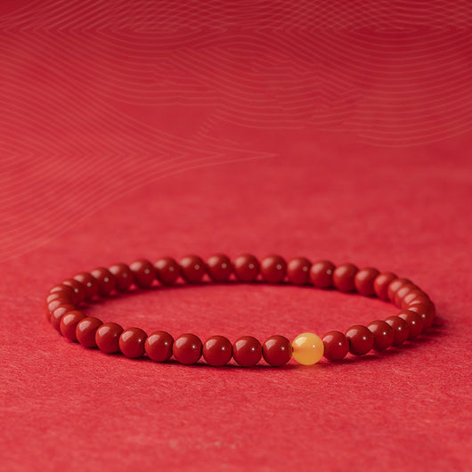 Pulsera de Canela Natural Roja Minimalista - Image 3