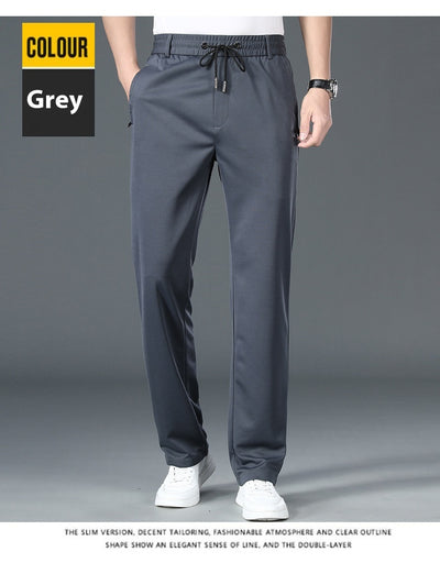 Pantalones de Cintura Elástica Holgados y Rectos para Hombre - Image 16