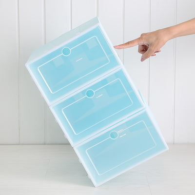 Caja Organizadora Transparente para Zapatillas - Almacenamiento Apilable - Image 7