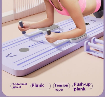 Tabla Abdominal Plegable 4 en 1 con Rebote Automático para Ejercicios en Casa - Image 15