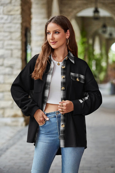 Chaqueta Suéter Cuadrillé Boyfriend Holgada de Punto Waffle - Image 15